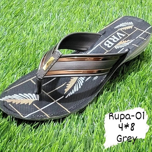 Rupa 01 Grey Ladies Slipper - Color: Black