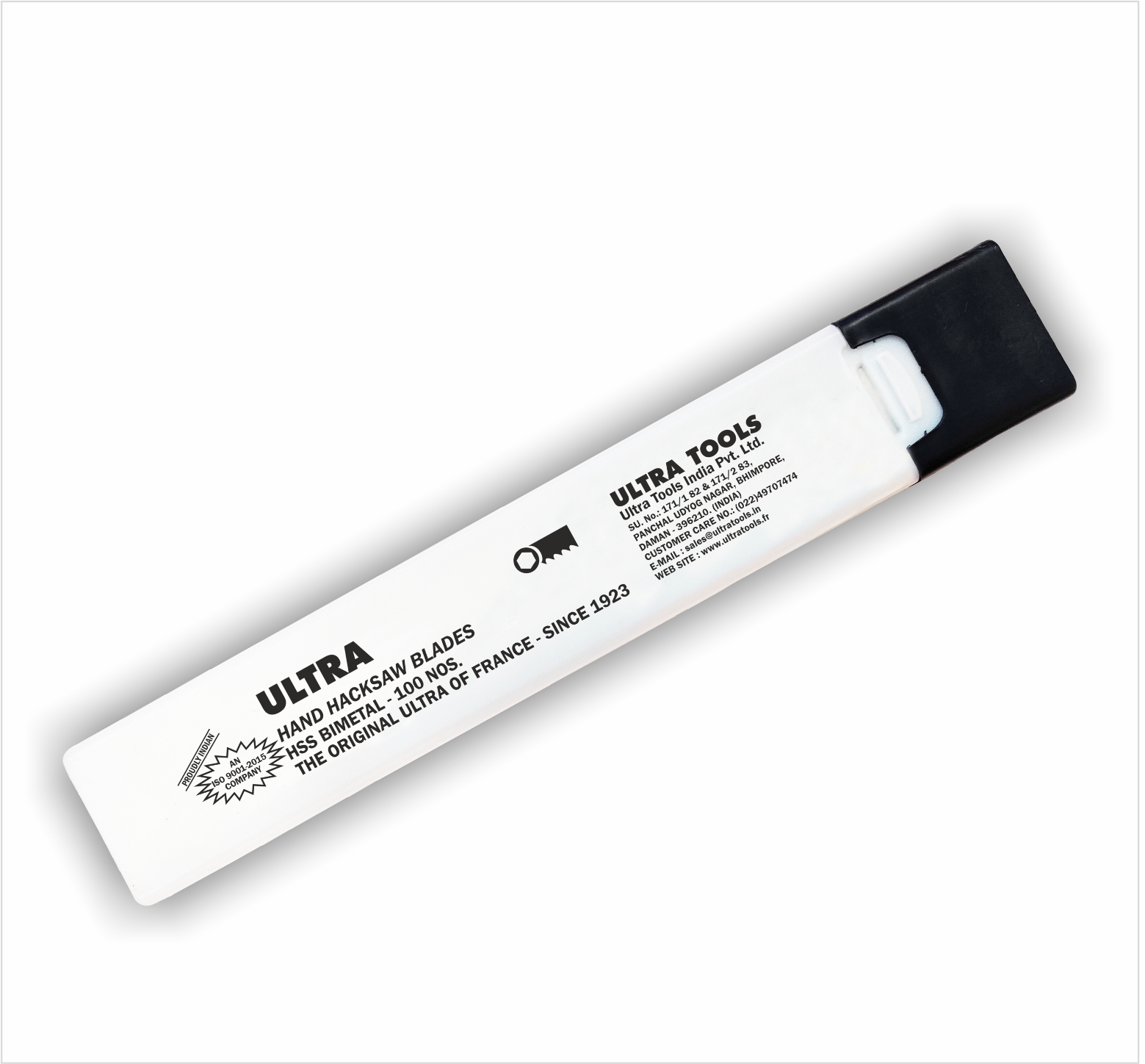 Ultra Hss Bi-metal Hand Hacksaw Blade - 300x12.5x0.63mm | High Speed Steel, White, Fully Flexible, Wavy Set, Smooth & Effortless Cutting, Shatterproof