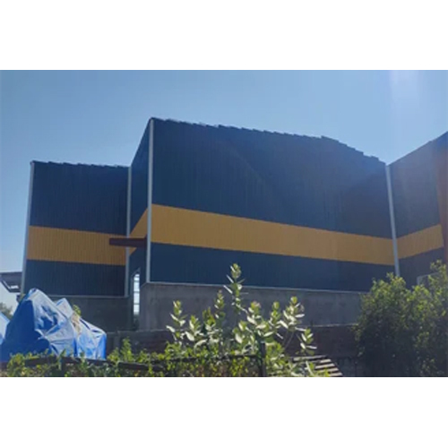 Industrial Prefabricated Factory Shed - PVC Door, Steel Roof, Concrete Floor | Customizable Color, Durable Sliding Windows, Robust Steel & PU Panel Design