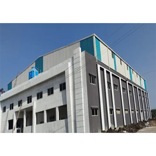 SS Prefabricated Warehouse Shed - Steel Roof, PVC Door & Windows , Custom Color Options with Sliding Window Style for Enhanced Ventilation