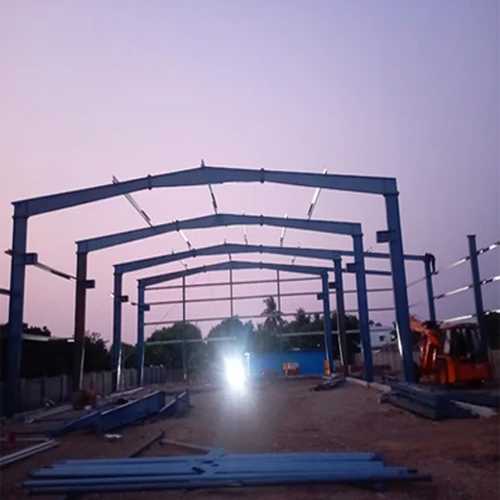 Pre Engineered Building Structure - Steel, PVC & PU Panels, Customizable Color, MS Roof Material, Durable Sliding Windows & PVC Doors