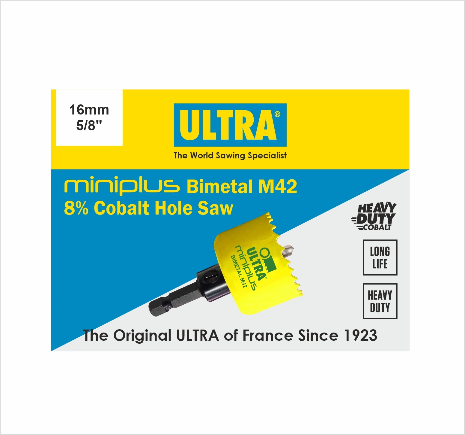 Ultra Miniplus Bimetal M42 8% Cobalt Hole Saws