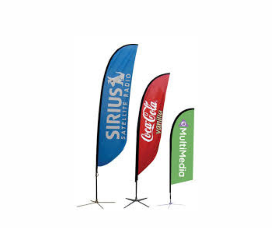 Feather Flag Banners Application: Outdoor