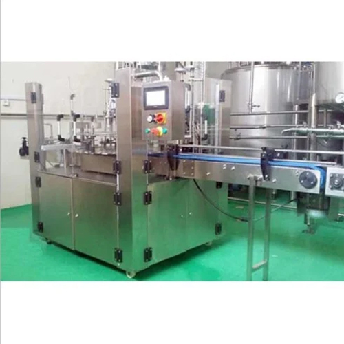 Natural Juice Bottle Filling Machine - 220 Volt, Stainless Steel | High Efficiency, Automatic Operation, Human Machine Interface