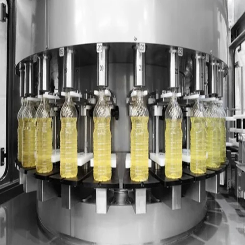 Oil Filling Machine - Stainless Steel, Human Machine Interface Control System | Automatic Grade, High Efficiency, Warranty Included