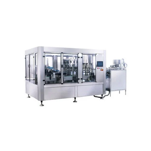 Soft Drink Filling Machine - Stainless Steel, 220-440 Volt | Automatic Grade, High Efficiency, Electric Drive, Human Machine Interface Control, Warranty Included