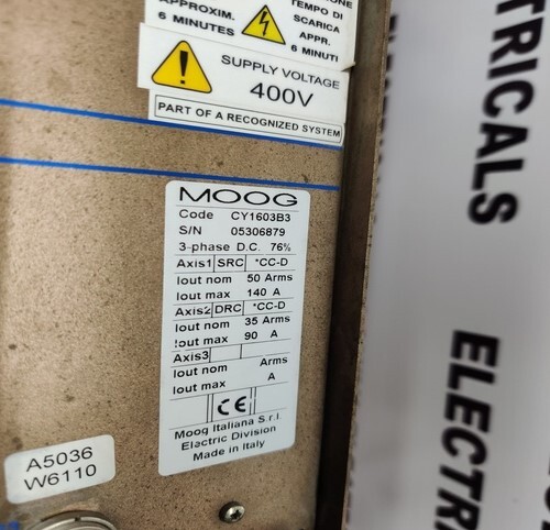 Moog Cy1603b3 Servo Drive - High Precision Motor Control, Smooth Operation , Integrated Feedback Mechanisms For Enhanced Performance