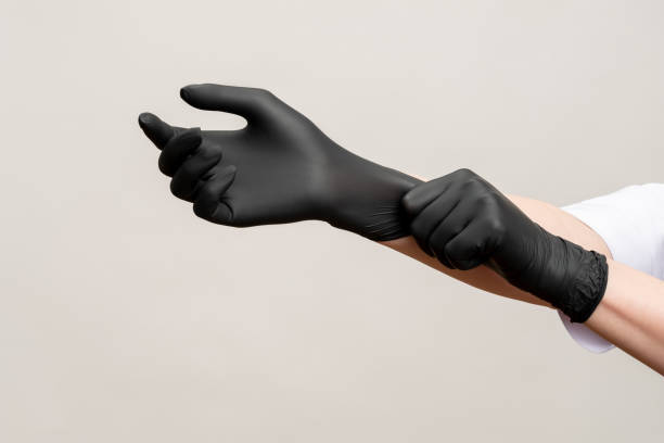 Black Nitrile Gloves