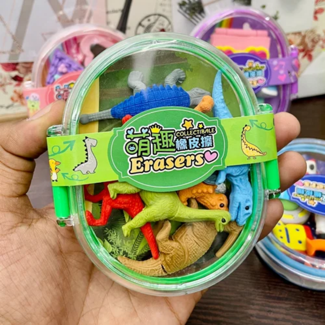 3d Eraser Set - Feature: Soft