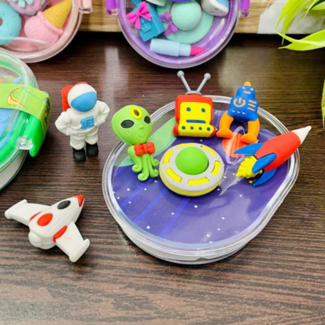 3d Eraser Set - Feature: Soft