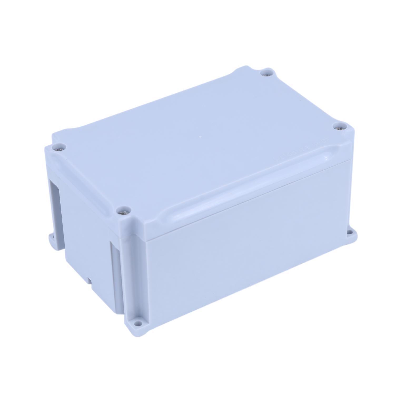 Abs Enclosure 120 X 80 X 55 Mm Grey Ip67 - Abs Virgin Material, 3 Mm Thickness, Ip67 Waterproof, Easy Outside Panel Mounting, Brass Insert