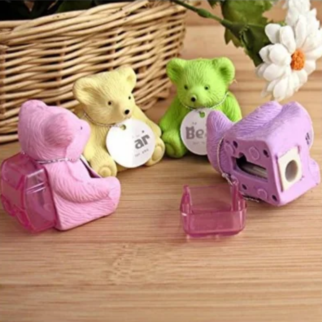 Bear Eraser+pencil Sharpener - Feature: Soft