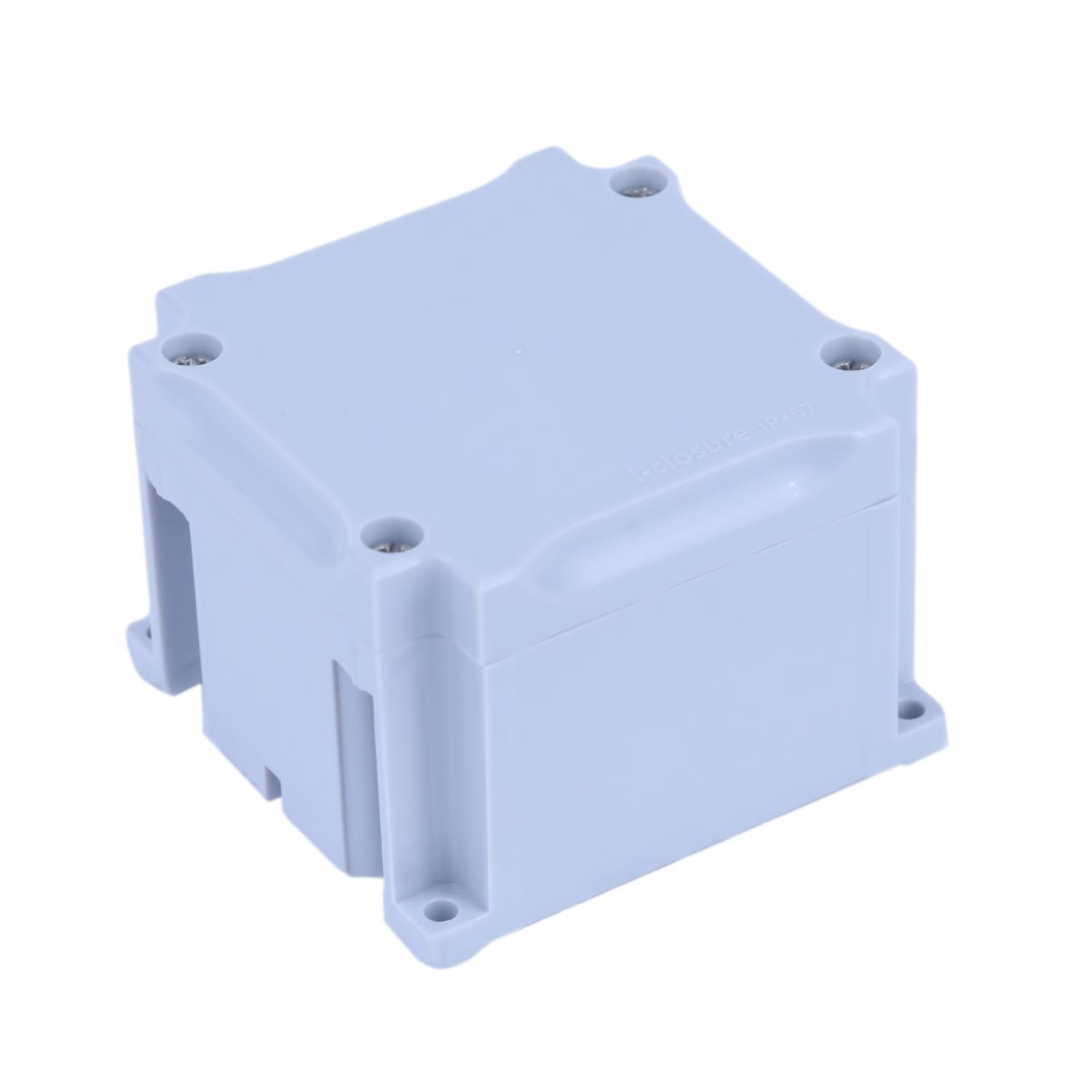 Abs Enclosure 80 X 82 X 55 Mm Grey Ip67 - Abs Virgin Material, 80 X 82 X 55 Mm, Ip65 Waterproof, 3 Mm Thick Wall, Easy Mounting, 1-year Warranty