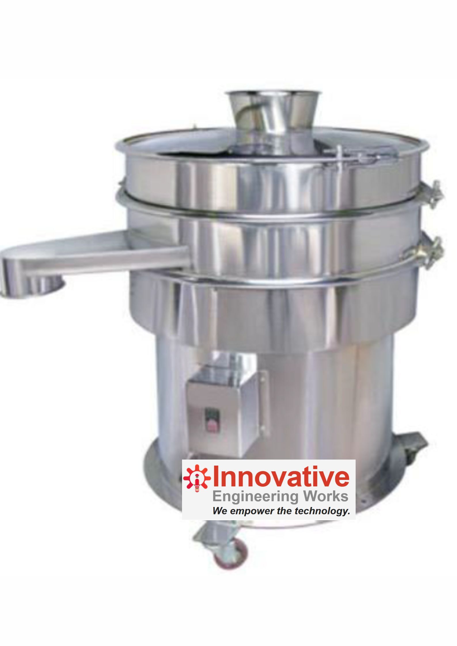 Vibro Shifter - Stainless Steel, Manual Control, Gray Color | 100 Capacity, 1 Year Warranty