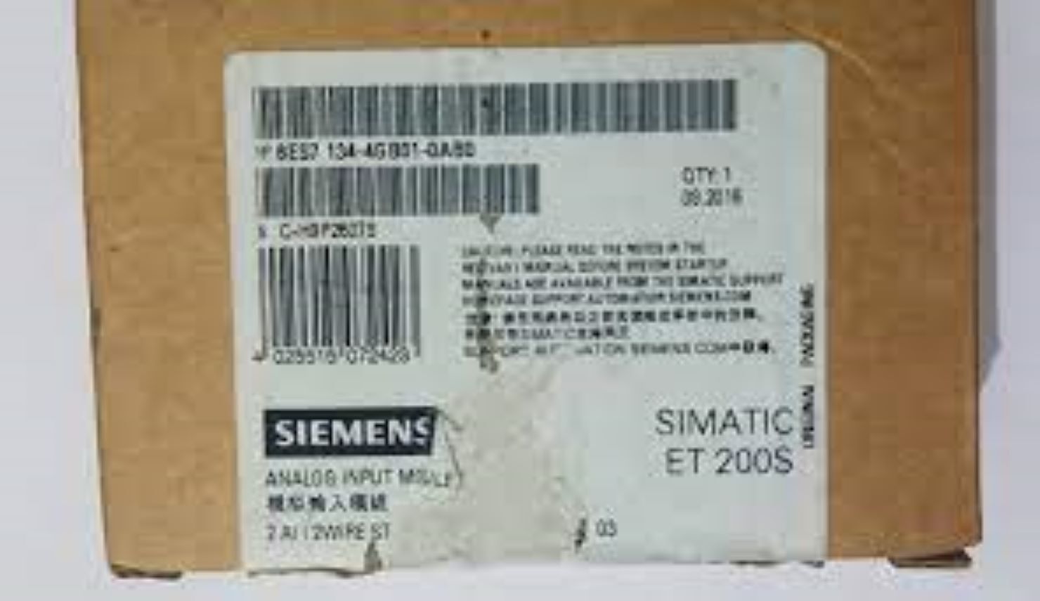 6es71344gb010ab0 -Siemens Programmable Logic Controller - Dimension (L*w*h): 2.362 X 3.543 X 0.866 Millimeter (Mm)