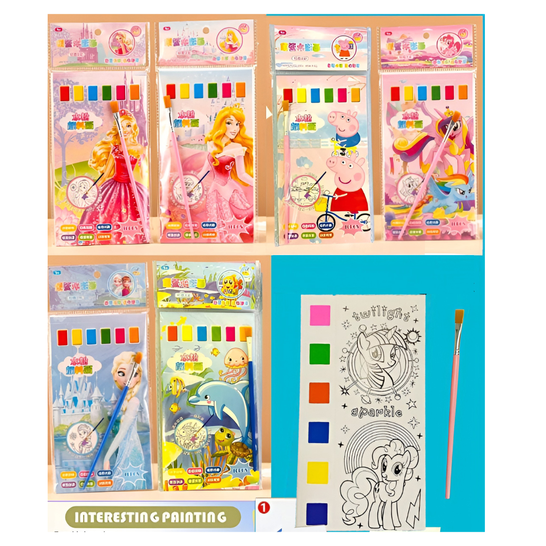 Colour Paint Dairy - Material: Paper
