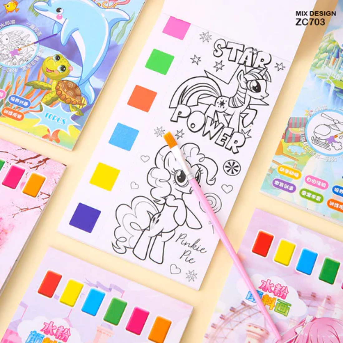 Colour Paint Dairy - Material: Paper