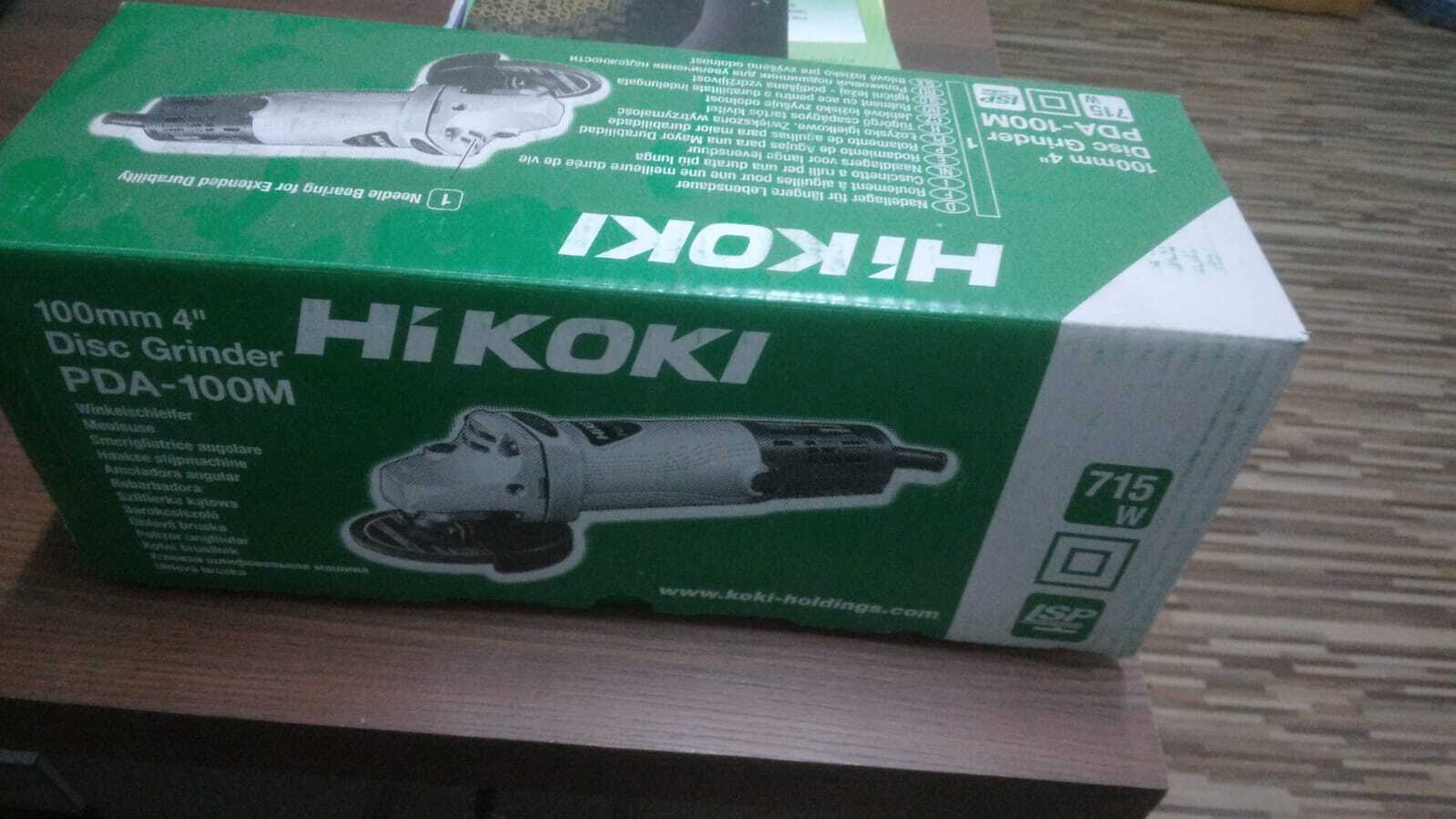 Silver Angle Grinder Pda 100m 715w