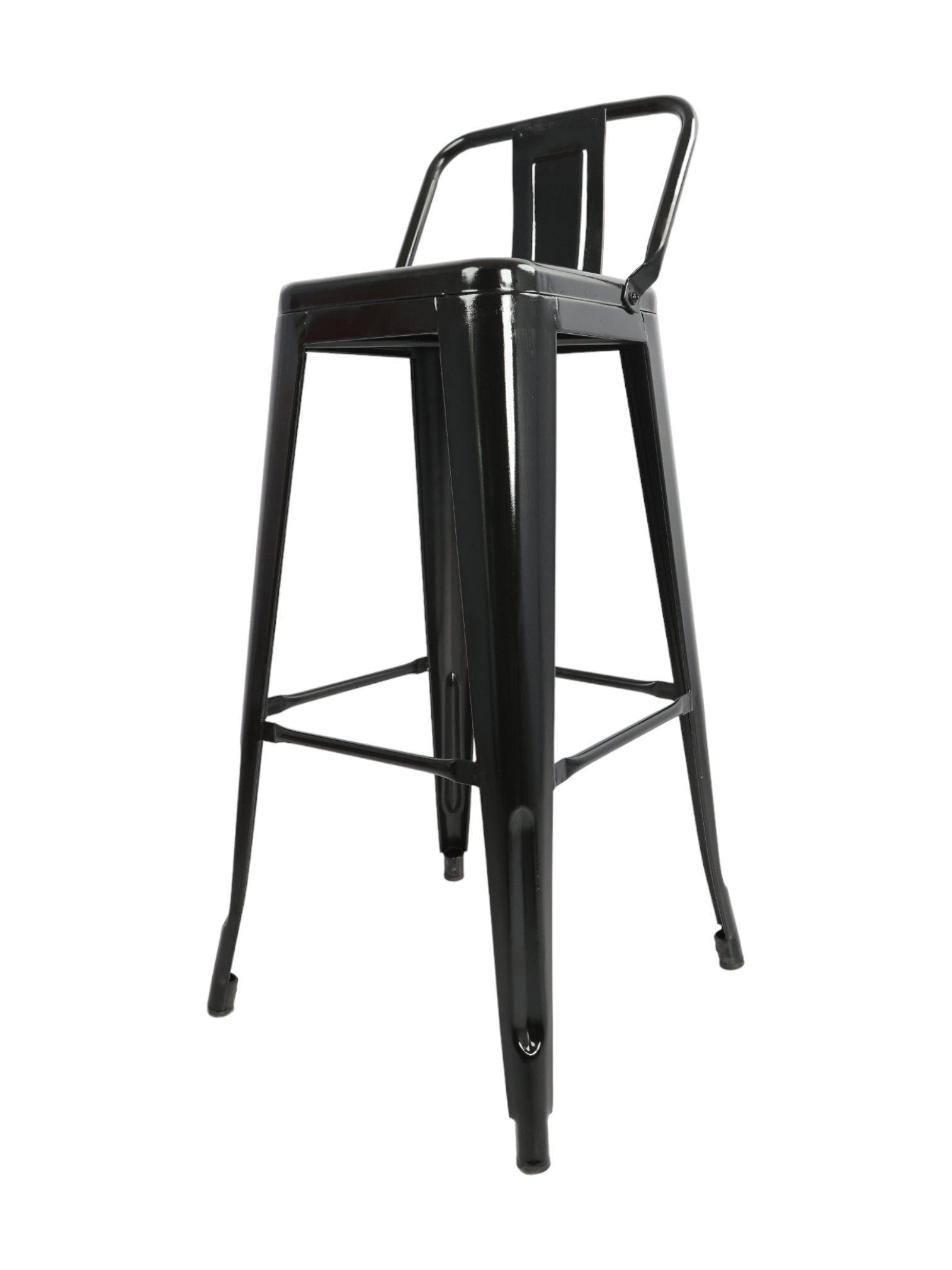 Adhunika Tolix Chair (Black 17x17x38)