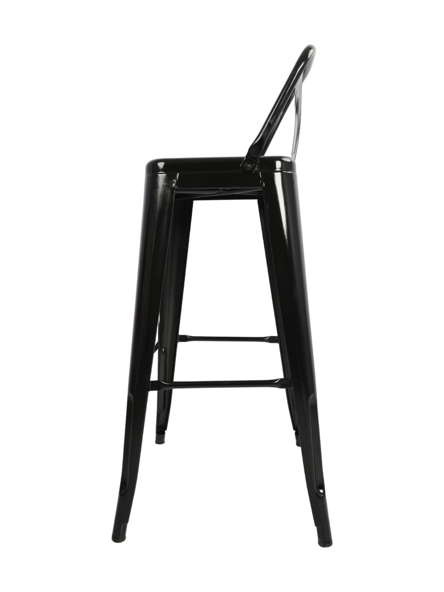 Adhunika Tolix Chair (Black 17x17x38)