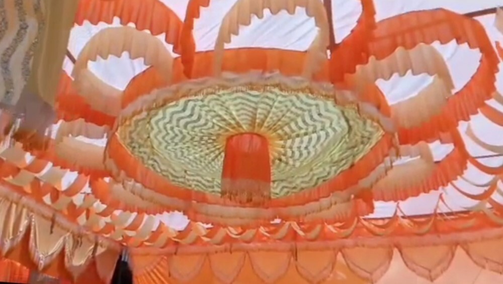 Mandap Ceiling Decoration - Good Material, Full Size, All Colors | Quick Dry, Washable, Strong Density, Perfect Weight, Super Width