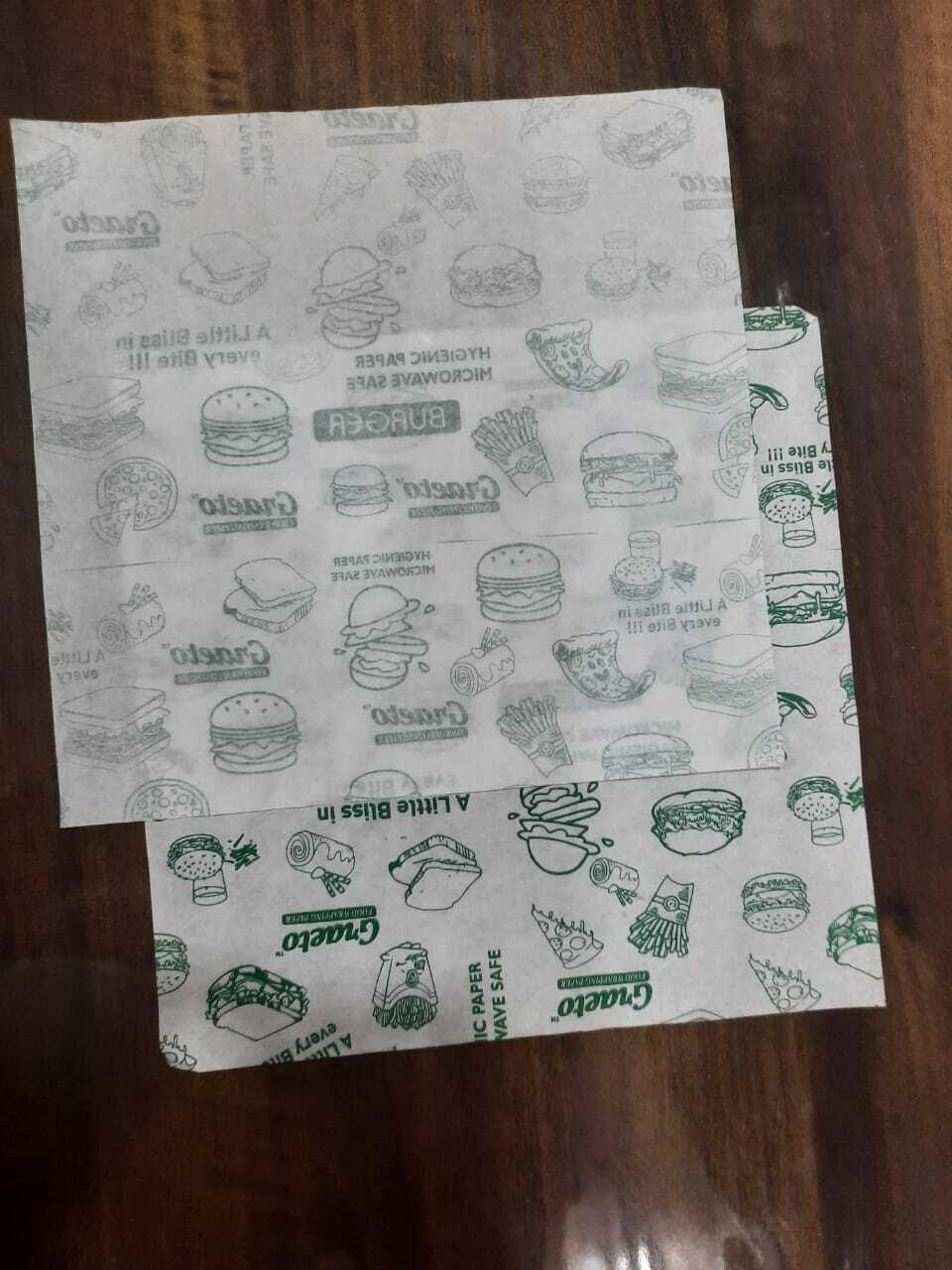 Printed Butter Paper Sheet