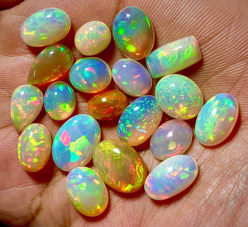 Ethiopian Opal Gemstone Cabochon Manufacturer Supplier Exporter Wholesaler - Aaa Grade Natural Opal Multi-color Stone Type | Perfect For Unique Jewelry Design