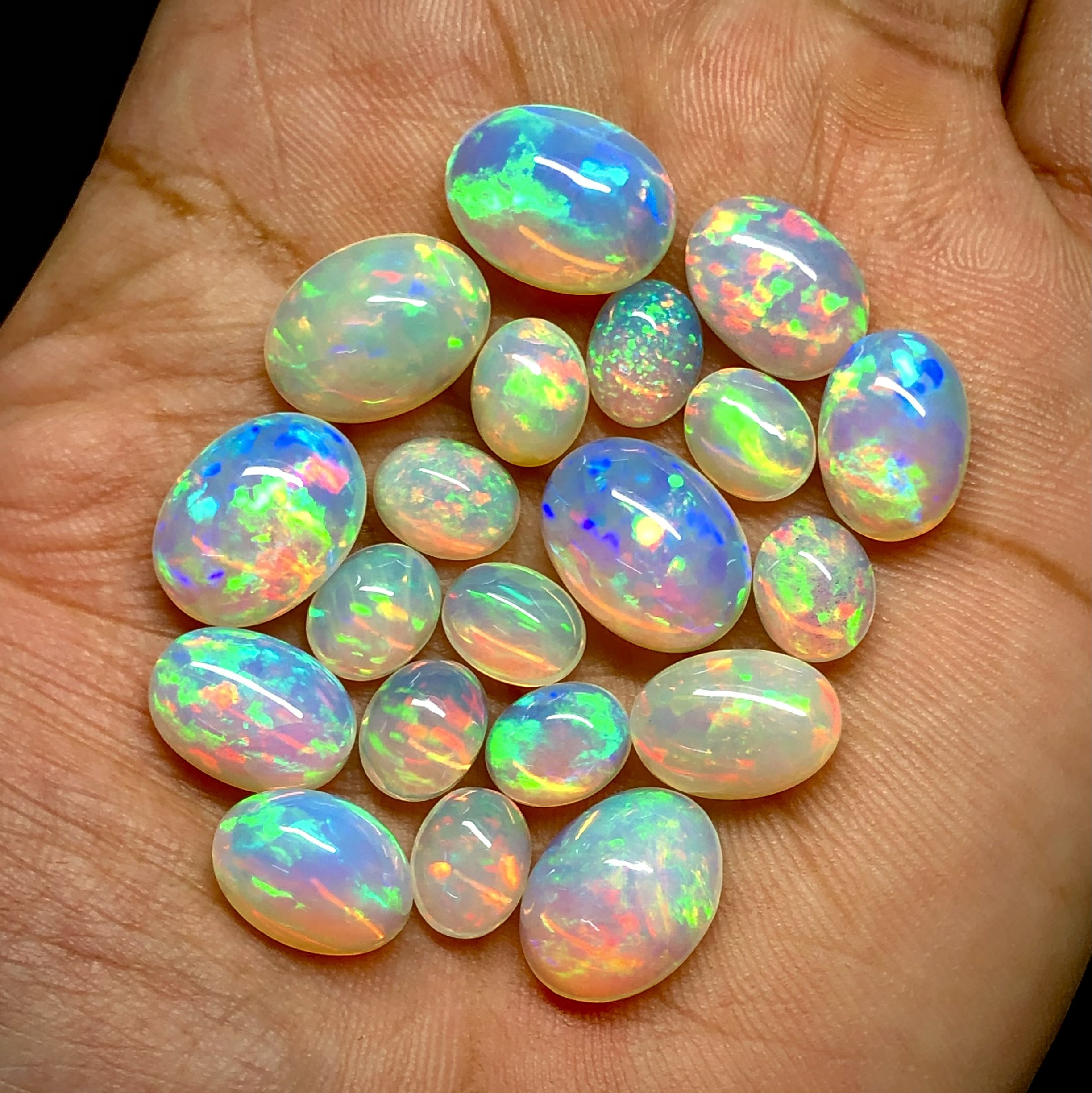 Ethiopian Opal Gemstone Cabochon Manufacturer Supplier Exporter Wholesaler - Aaa Grade Natural Opal Multi-color Stone Type | Perfect For Unique Jewelry Design
