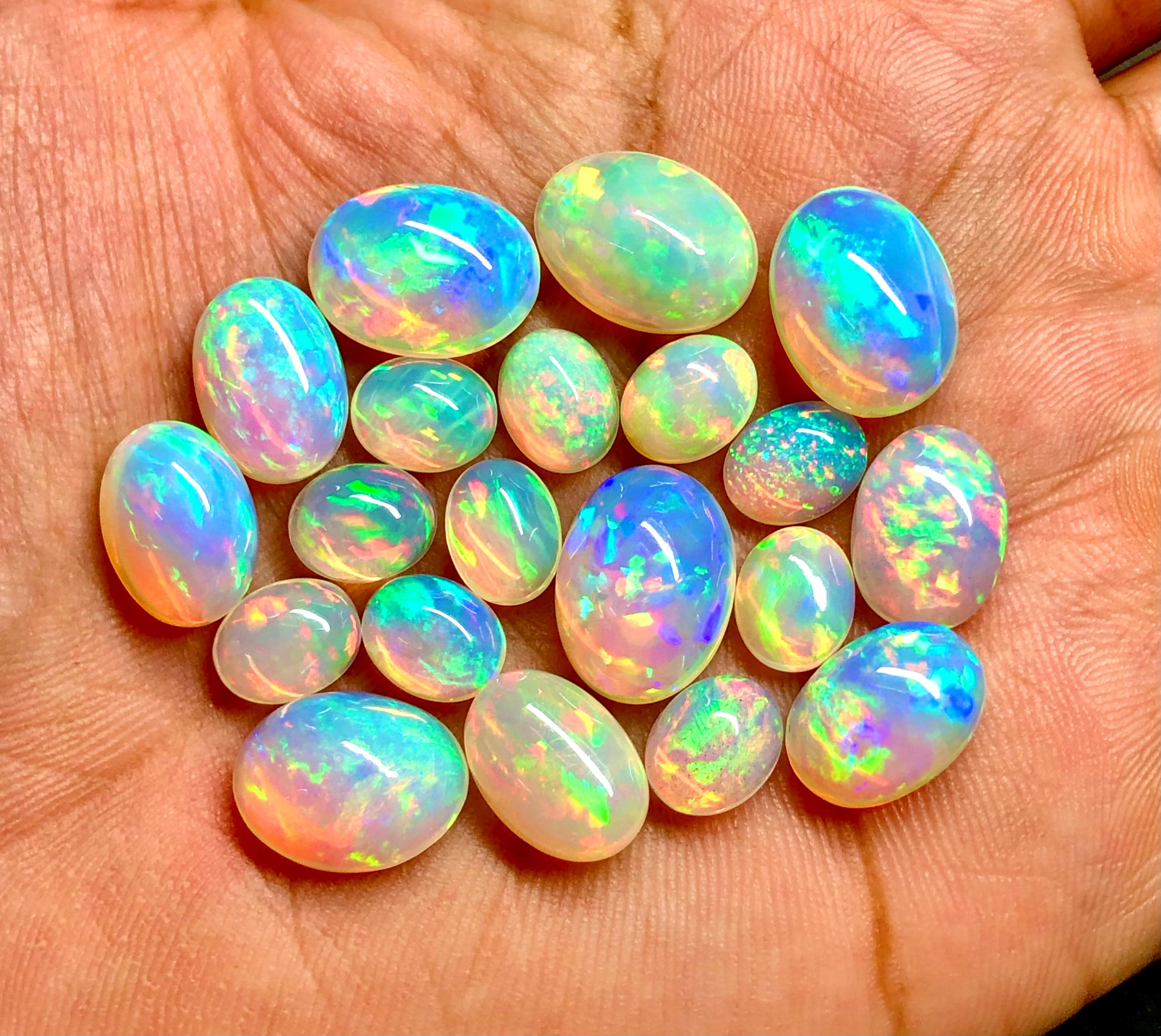 Ethiopian Opal Gemstone Cabochon Manufacturer Supplier Exporter Wholesaler - Aaa Grade Natural Opal Multi-color Stone Type | Perfect For Unique Jewelry Design