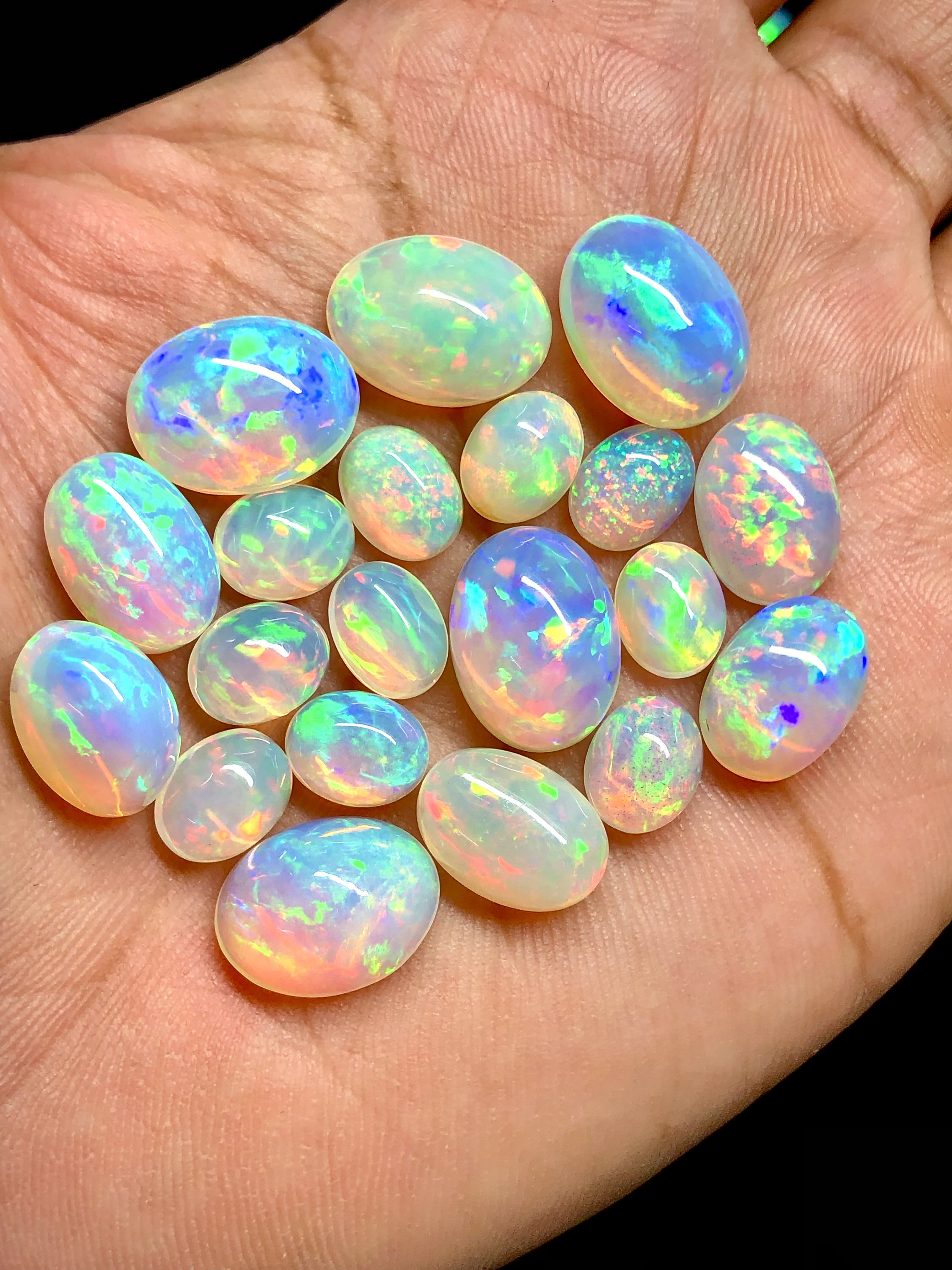 Ethiopian Opal Gemstone Cabochon Manufacturer Supplier Exporter Wholesaler - Aaa Grade Natural Opal Multi-color Stone Type | Perfect For Unique Jewelry Design