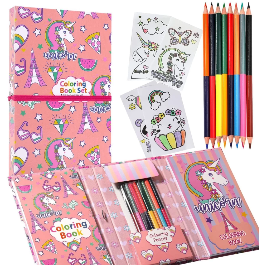 Colouring Book Set - Binding: Center Stitched