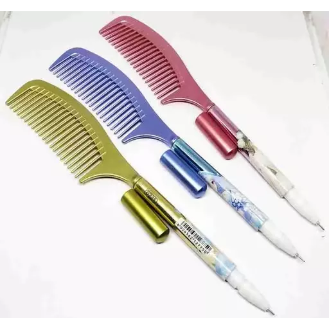 Comb Pen - Plastic Material, Different Sizes Available | Modern Comb Shape, High-quality Design, Perfect For Kids And Gifting At Celebrations