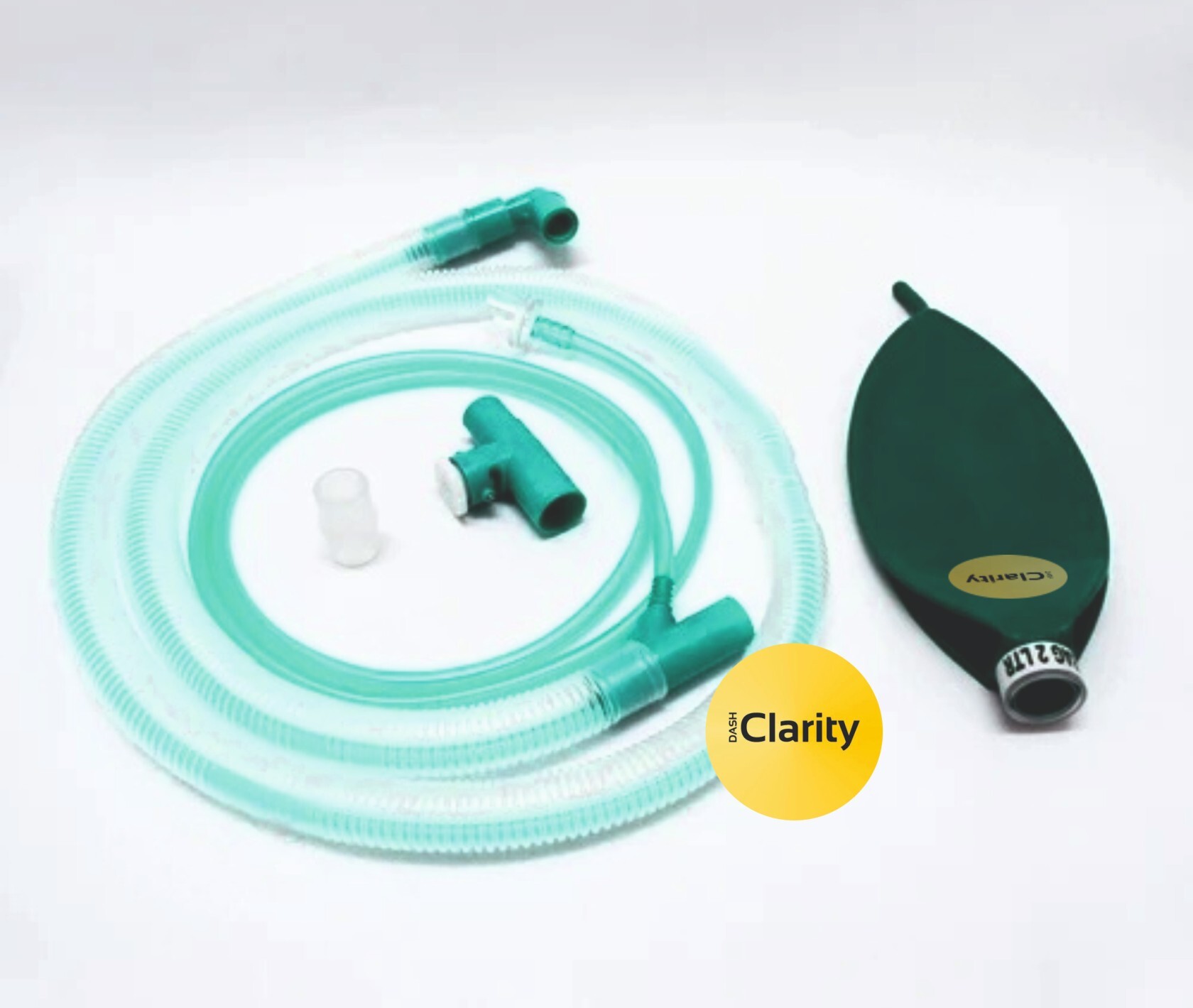 Bains Circuit - Plastic, Lightweight Portable Design | Low Resistance Breathing, Single Tube Convenience, Heat And Humidity Delivery