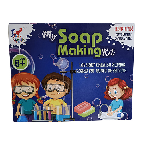 Soap Making Kit - High-Quality Plastic, Suitable for Ages 5-12 , Vibrant Colors for Creative Fun and Educational Soap Crafting