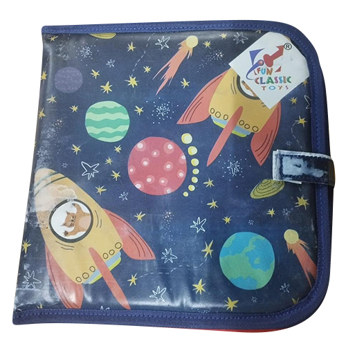 Pencil Pouch Doodle Book - Durable Plastic, Ideal for Ages 5-12, Available in Vibrant Colors - Stylish Storage and Creative Doodling Fun