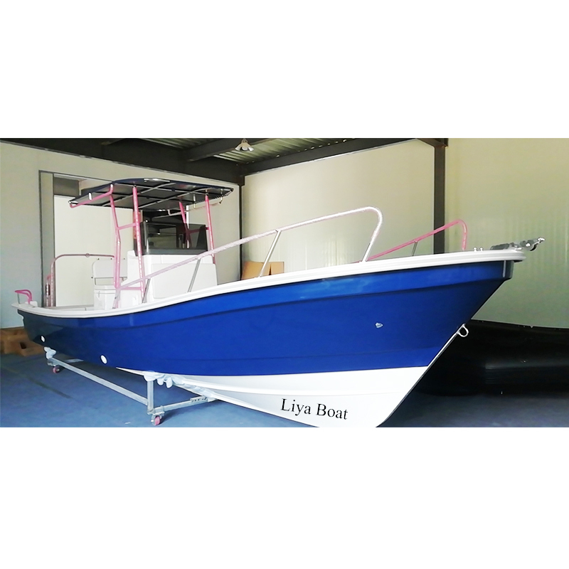 Liya 5.8m Fiberglass Panga Motor Boat - 19 Feet, 8 Capacity | New Outboard Engine, Ideal For Fishing And Water Work