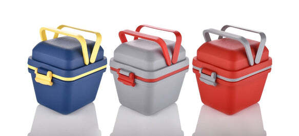 Airtight Lunch Box With Handle & Push Lock