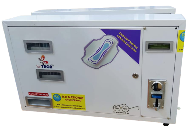 Sanitary Napkin Vending Machine - Automatic Operation, Coin Power Source, Medical Level Usage | Plug And Play Convenience