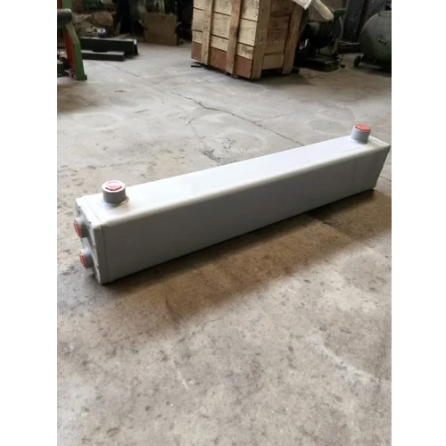 Oil Heat Exchanger - Color: Silver