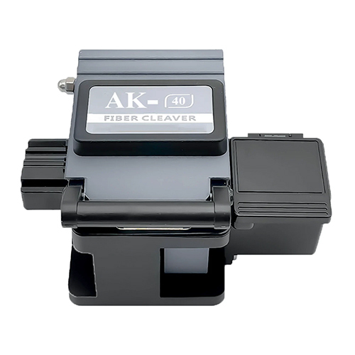 AK-40 Optical Fiber Cleaver - Plastic Material, Customized Size, Black Color | Normal Measurement, Efficient Fiber Cutting Performance