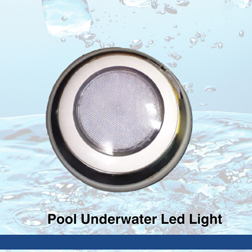Pool Underwater LED Lights - Durable PVC, Customized Sizes, Silver Color | Ideal for Commercial Use, Round Shape, Enhances Ambiance and Safety