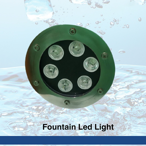 Fountain LED Light - High-Quality PVC, Customized Size, Round Shape, Vibrant Green Color | Ideal for Commercial Pool Applications