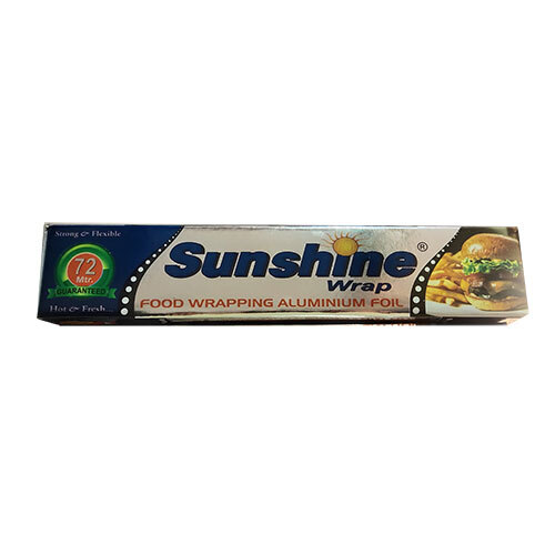 Silver Sunshine Wrap Aluminum Foil Net 72 Mtrs