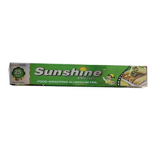 Sunshine Wrap Aluminum Foil 25mtrs - Color: Silver