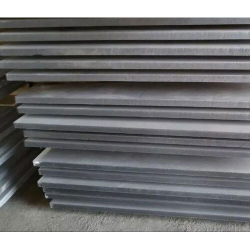 Stainless Steel Plates - Polished Finish, Durable Silver Construction Material