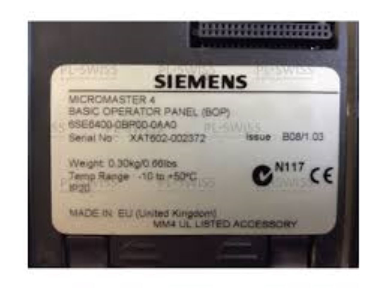 6se6400-0bp00-0aa0-siemens Programmable Logic Controller