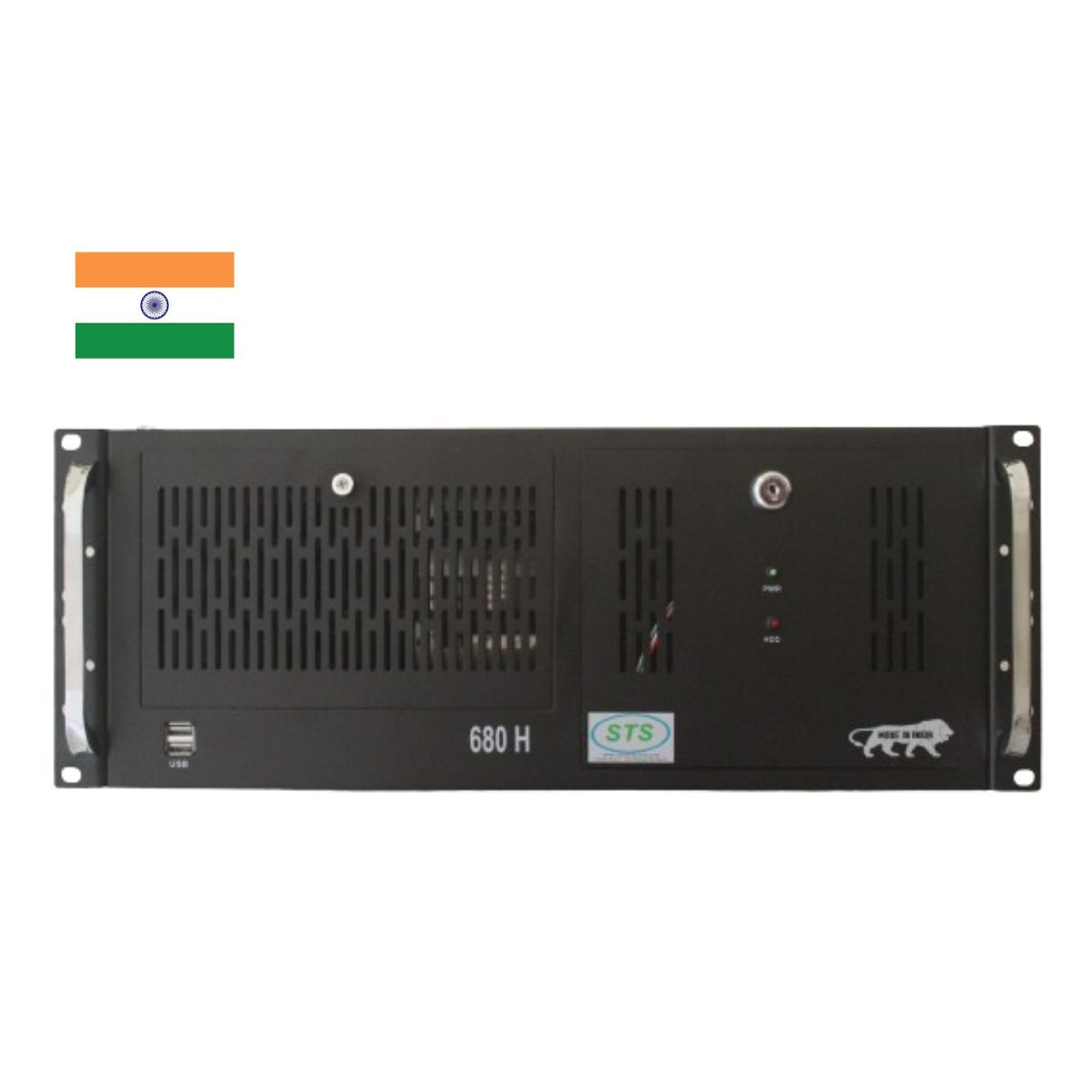 4u Chassis With Multiple Hard Disk Mounting