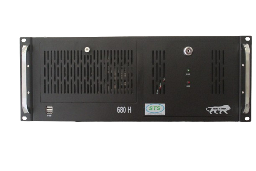 Rc 680h - 4u Rack Mount Industrial Chassis | Compact 450mm Depth, Front Usb Access, Anti-shock Drive Bays