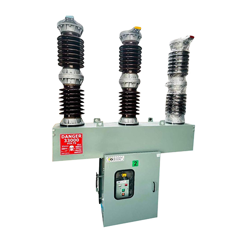 33kV Crompton Outdoor Vacuum Circuit Breaker - Double Phase Twin Poles | Manual Function, Multiple Installation Options
