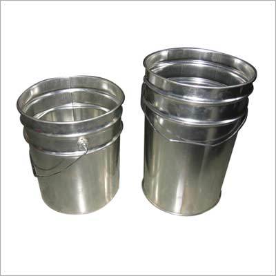 Conipail - Tin Sheet, 285mm Top Dia, 300mm-420mm Height | Durable, Multicolor Storage for Chemicals, Paints, Grease